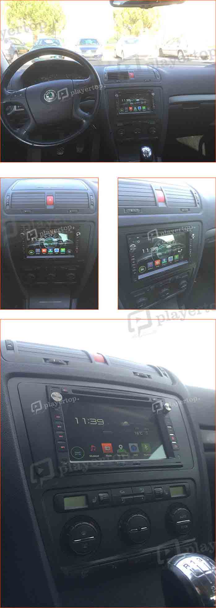 installer autoradio skoda ocatvia 2009 2012